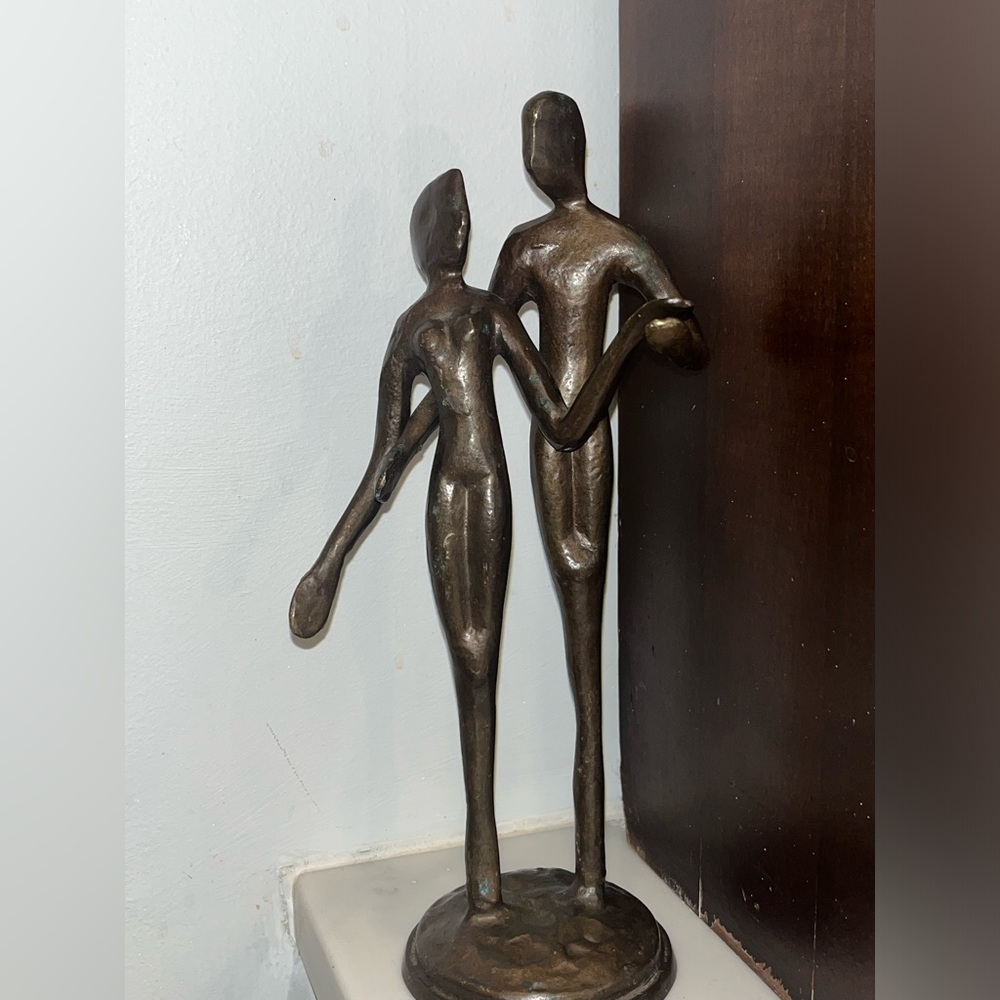 Modern Brutalist sculpture